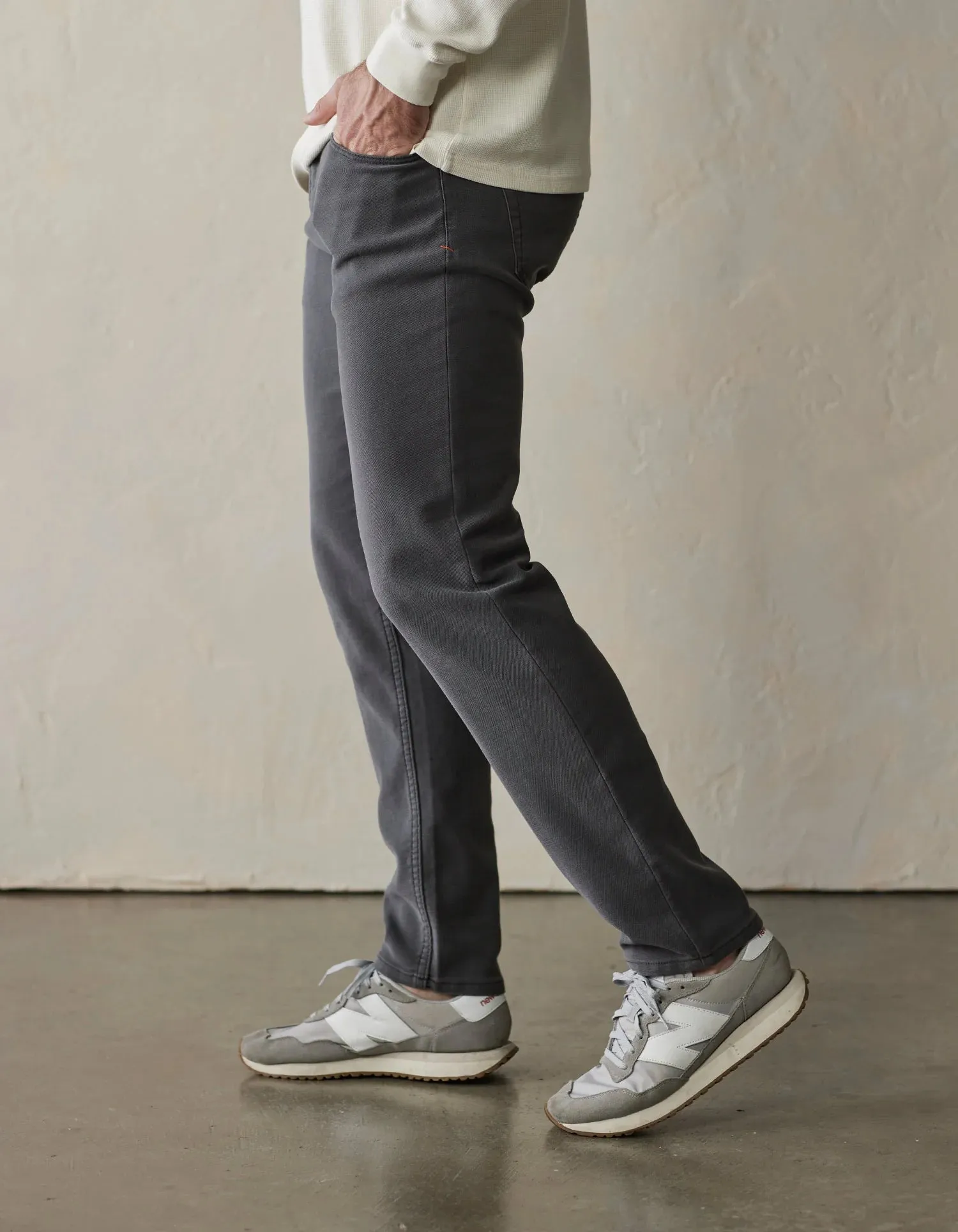 Comfort Terry Pant - Steel
