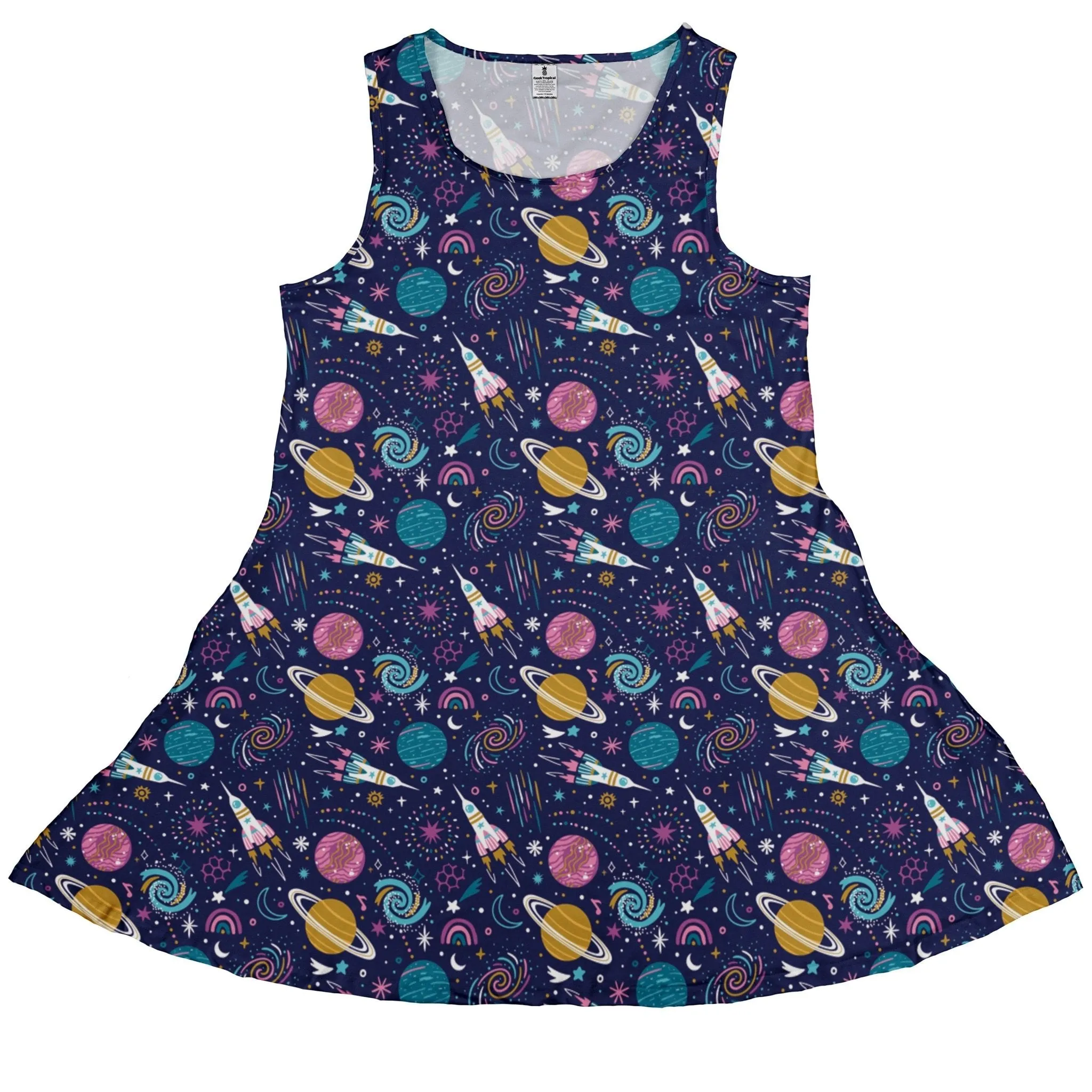Cosmic Cute Outer Space Dress