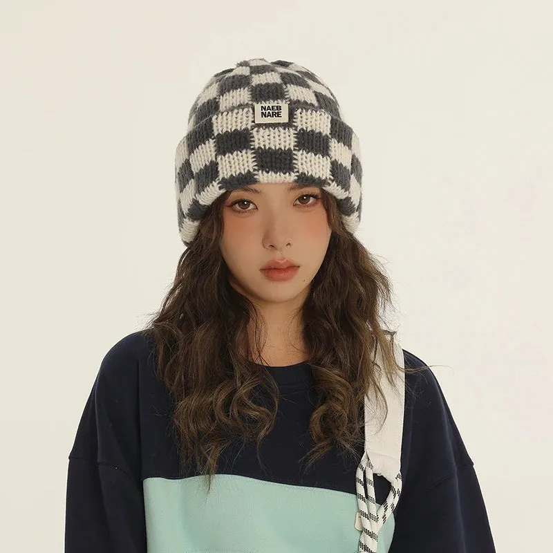 Cute Checkerboard Beanies