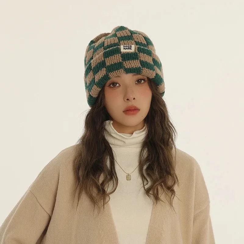 Cute Checkerboard Beanies