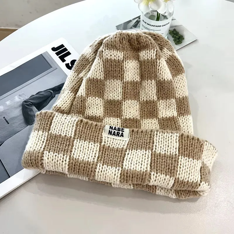 Cute Checkerboard Beanies