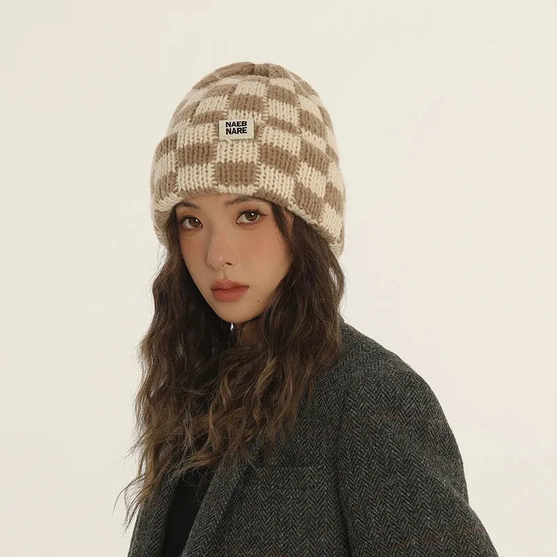 Cute Checkerboard Beanies