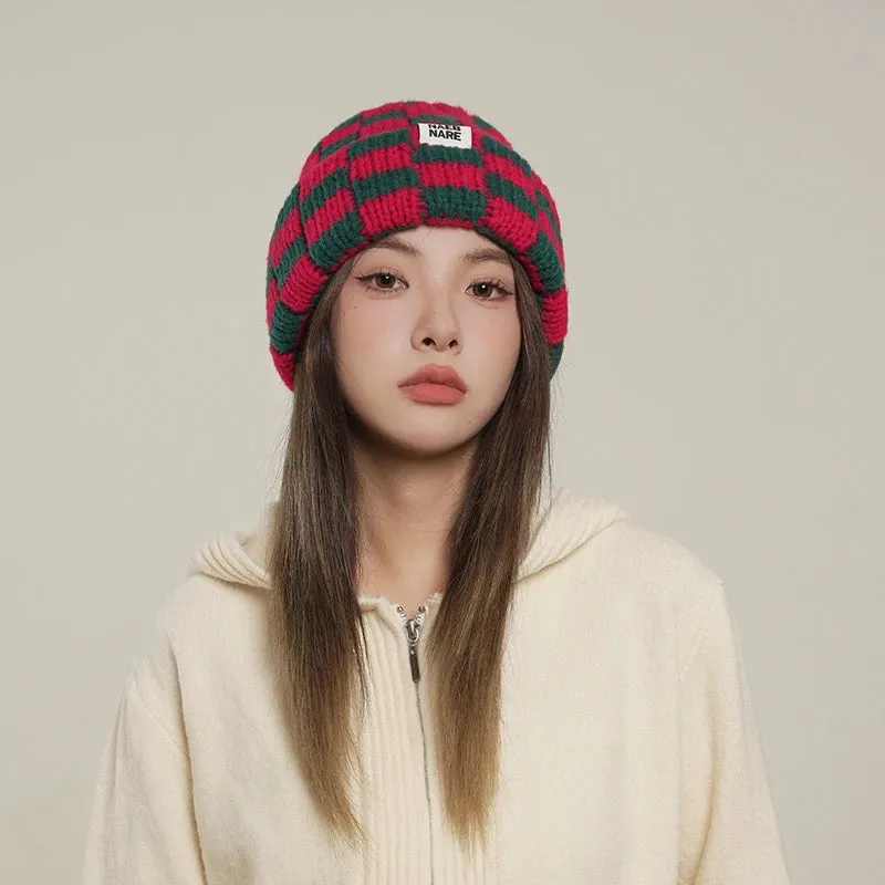 Cute Checkerboard Beanies