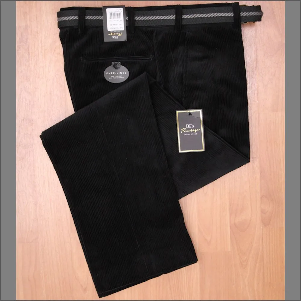 Dg's Merit Cotton Charcoal Corduroy Trousers--