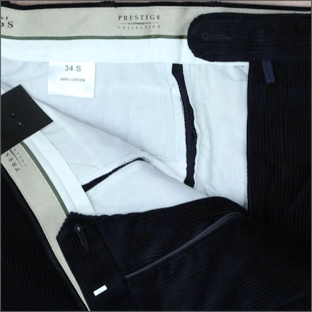 Dg's Merit Cotton Charcoal Corduroy Trousers--