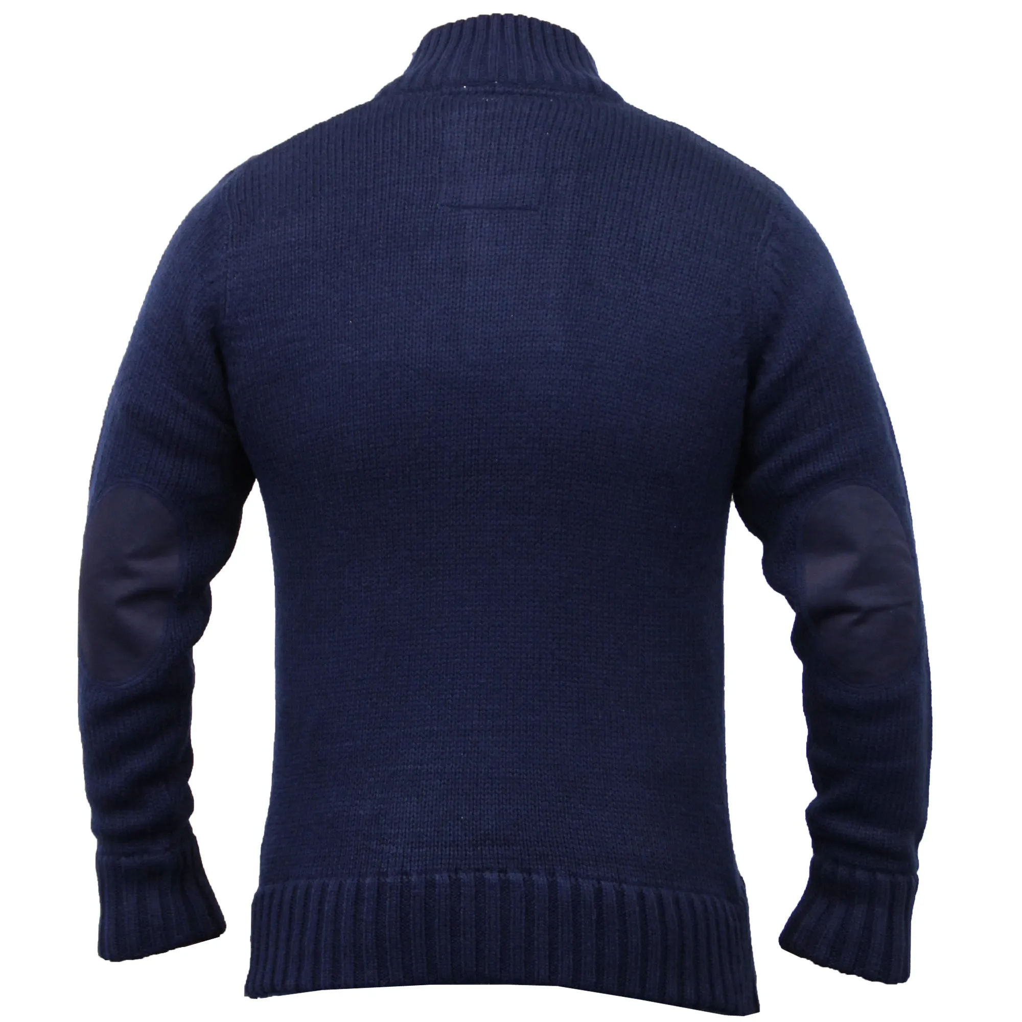 Dissident Mortlock Chunky Knit Jumper in Blue