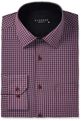 Diverse Men's Formal Shirt (8903905010773_DVF03F1L01-90_40_Multicolor)