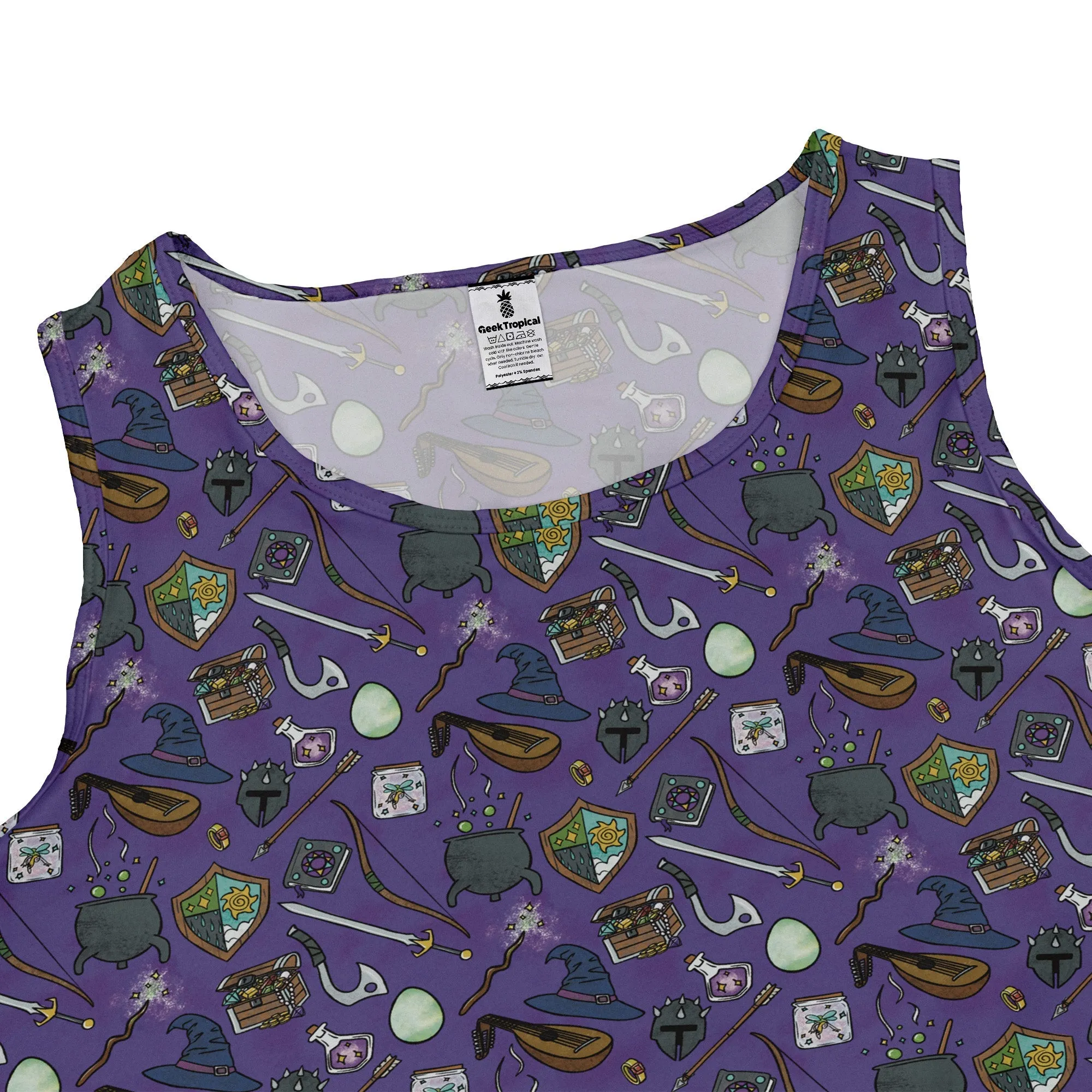 Dnd Hero Inventory Purple Dress