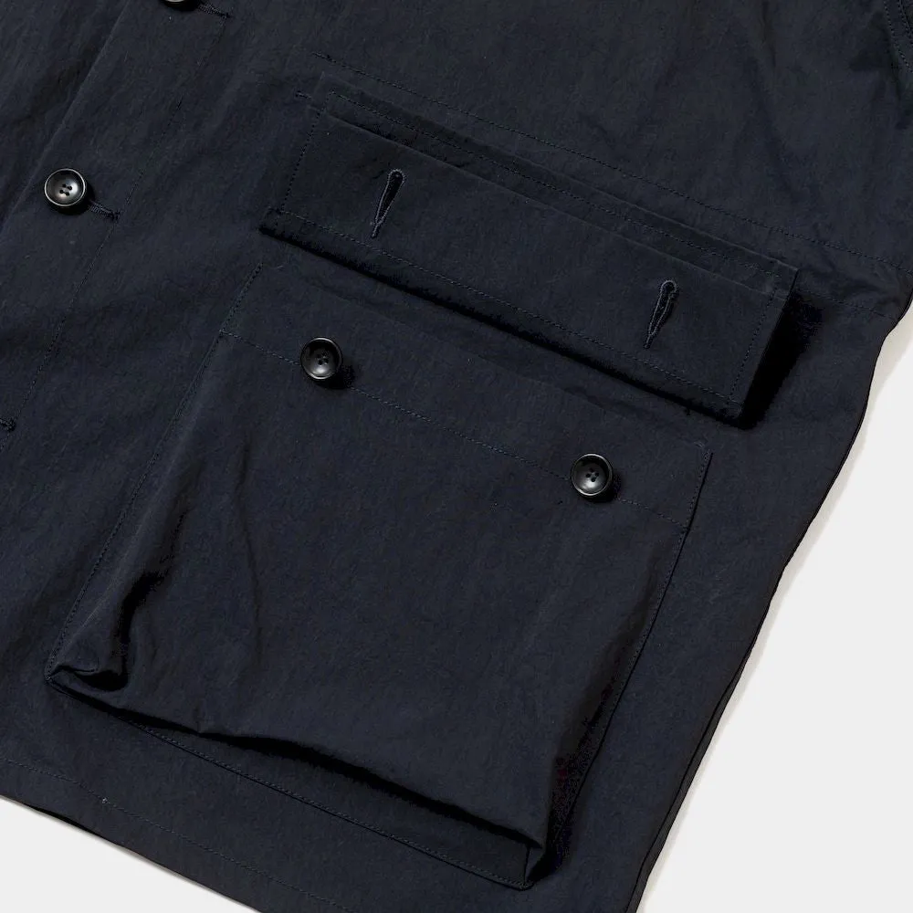 Dope Dyed Hooded Blouson (Off Black) / MW-SH24101
