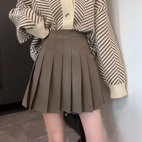 DressBetty - Women Skirt Pleated Mini High Waist Cute Girls Slim Skirt Summer Female Short Skirt Multicolor