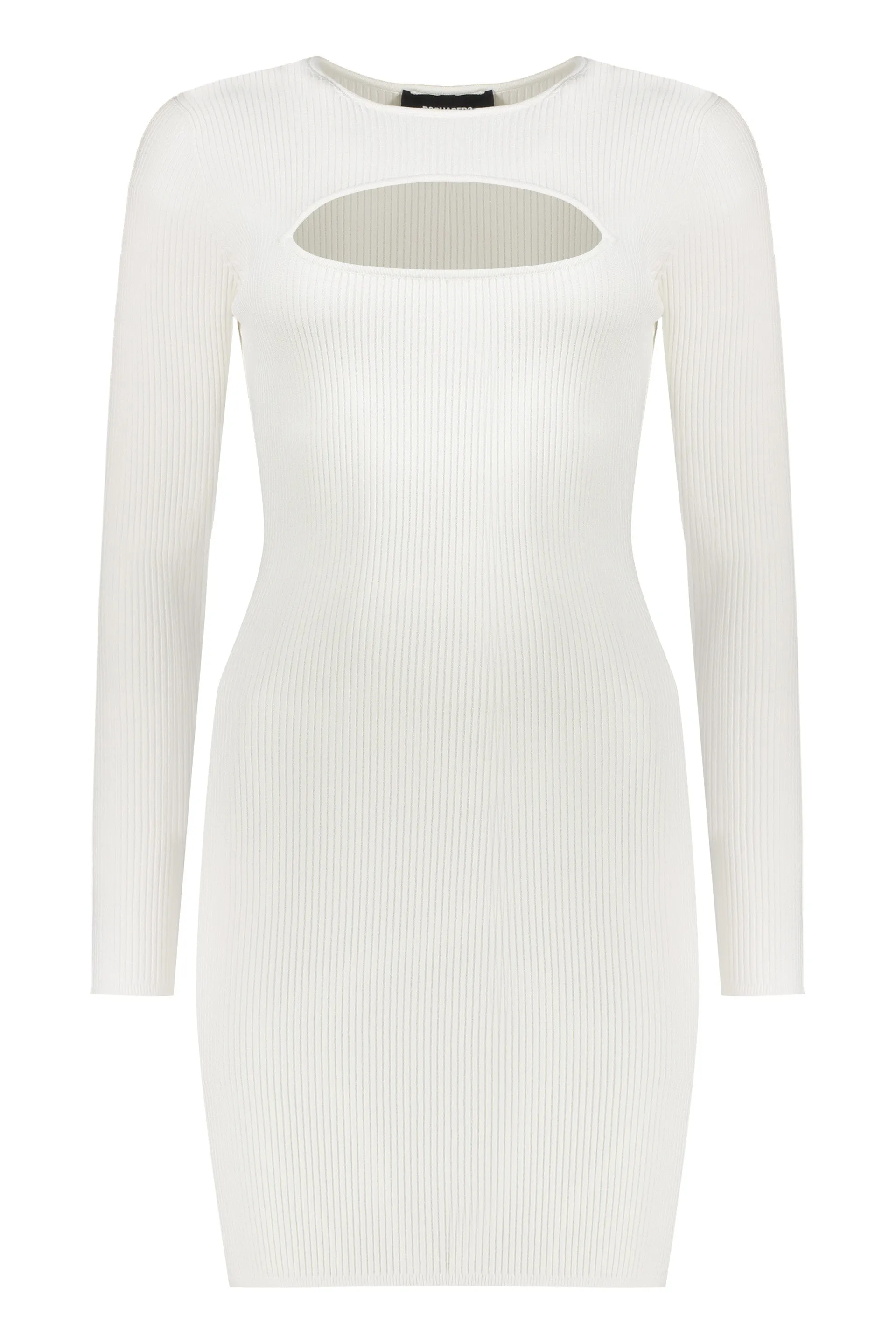 DSQUARED2 Knit Mini-Dress with Cut-Out Detail