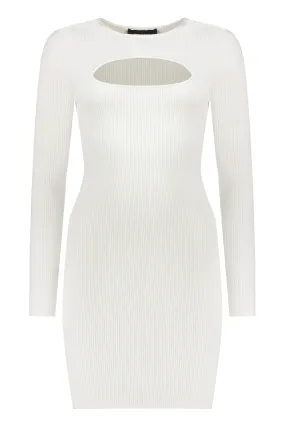 DSQUARED2 Knit Mini-Dress with Cut-Out Detail