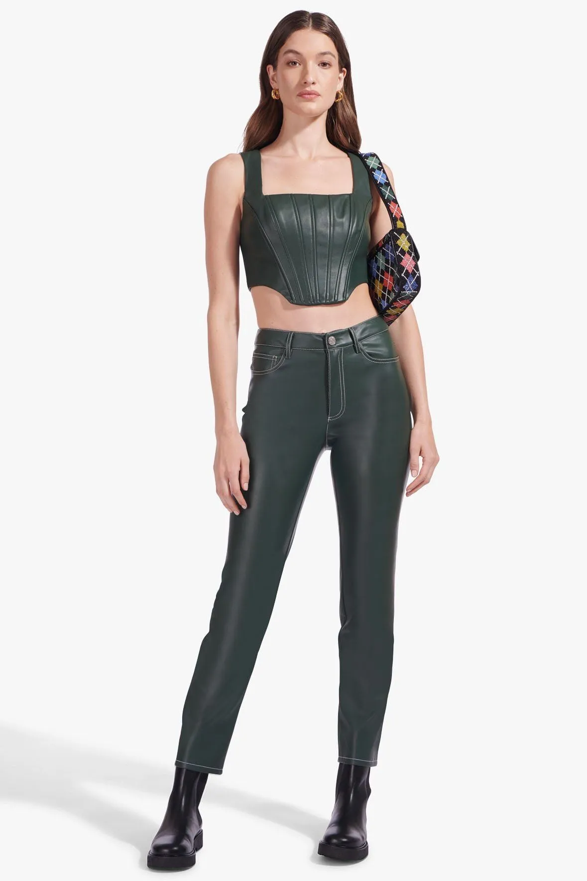 ELLIOT PANT | CYPRESS VEGAN LEATHER