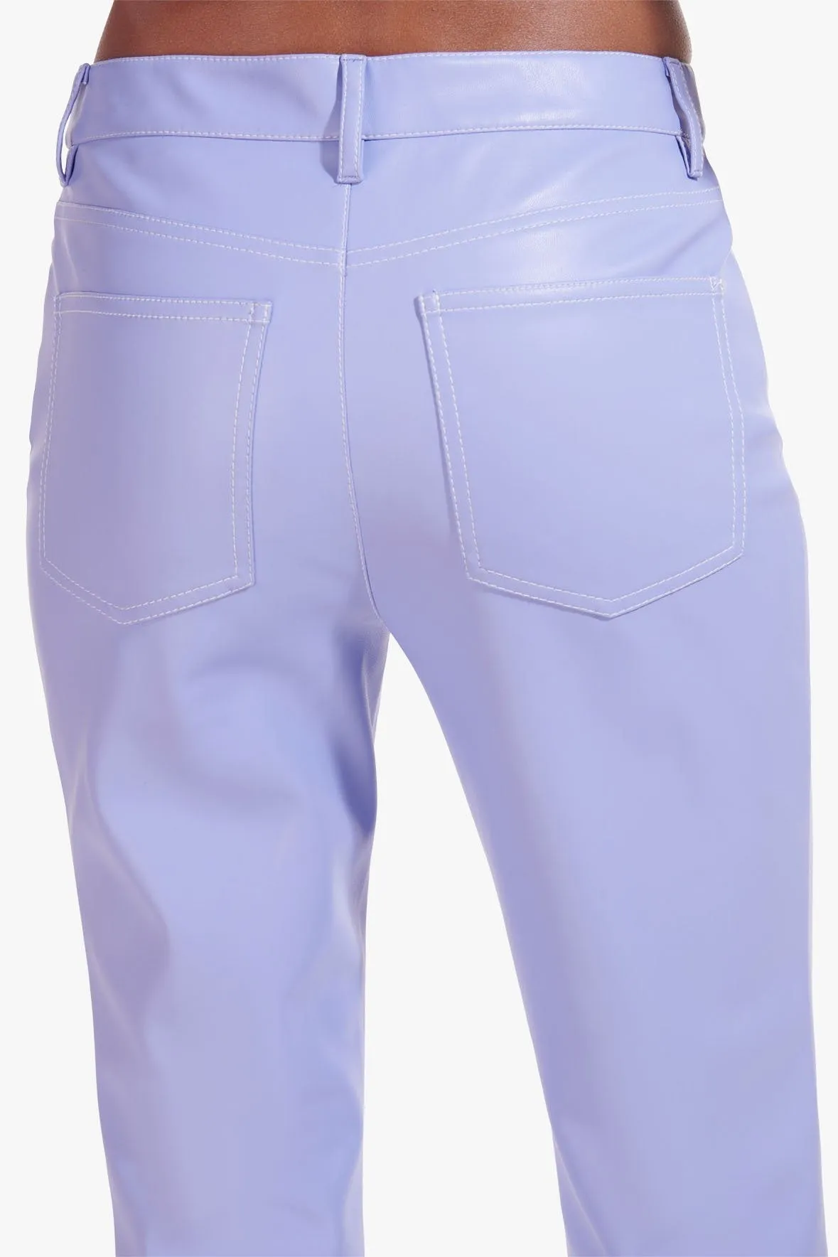 ELLIOT PANT | PERIWINKLE VEGAN LEATHER