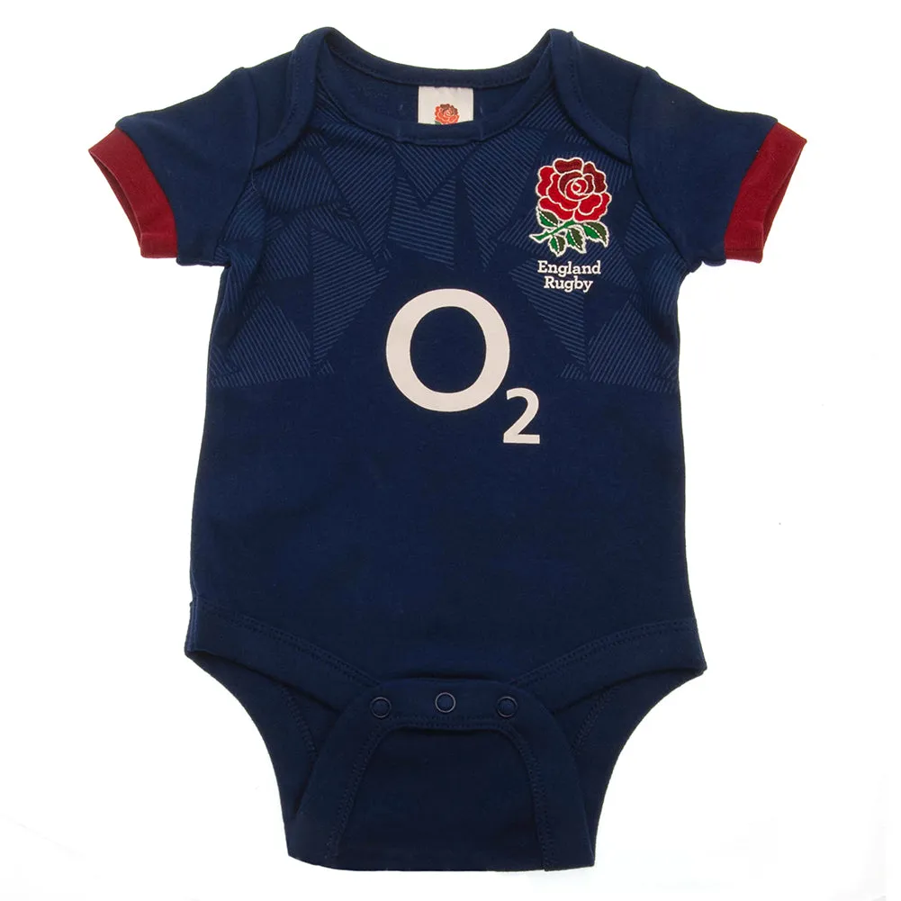 England RFU 2 Pack Bodysuit for 3-6 Months