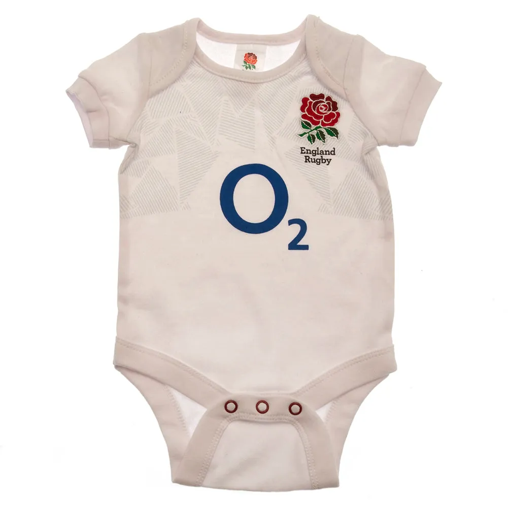 England RFU 2 Pack Bodysuit for 3-6 Months