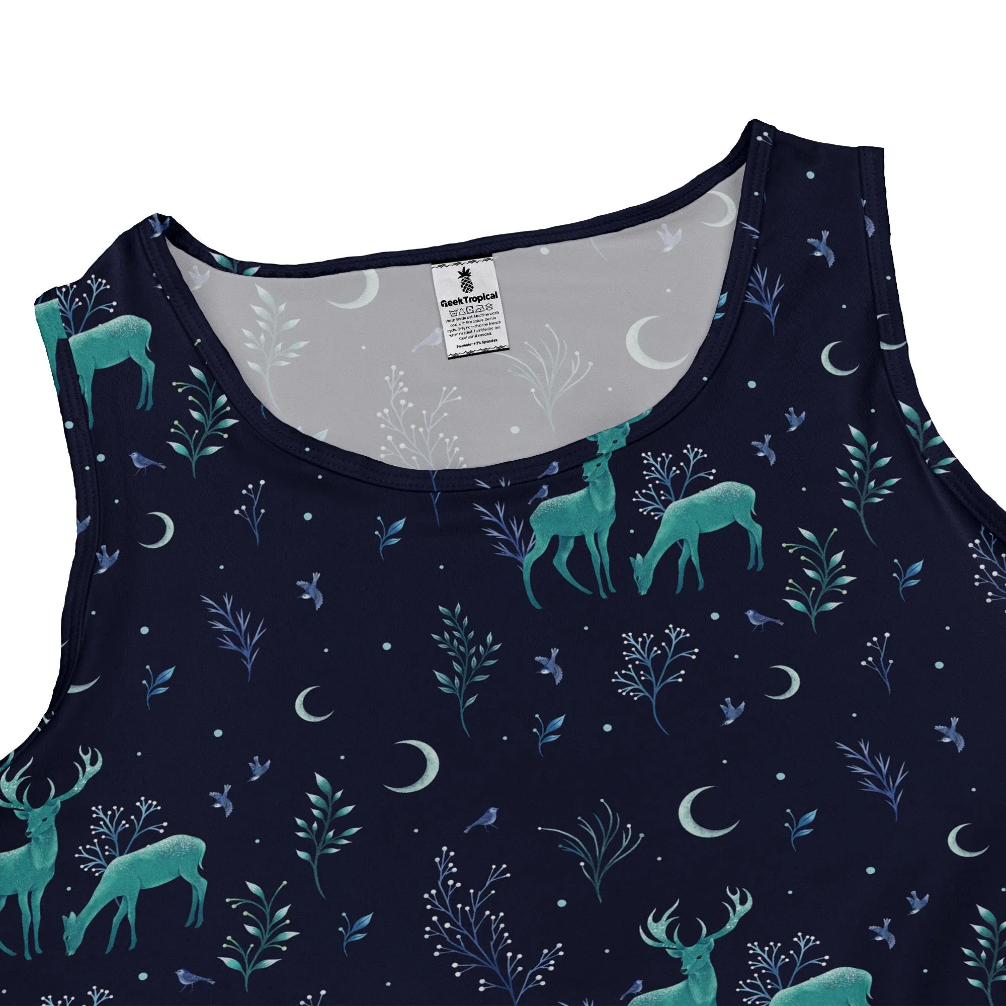 Episodic Deers In The Moonlight Dress