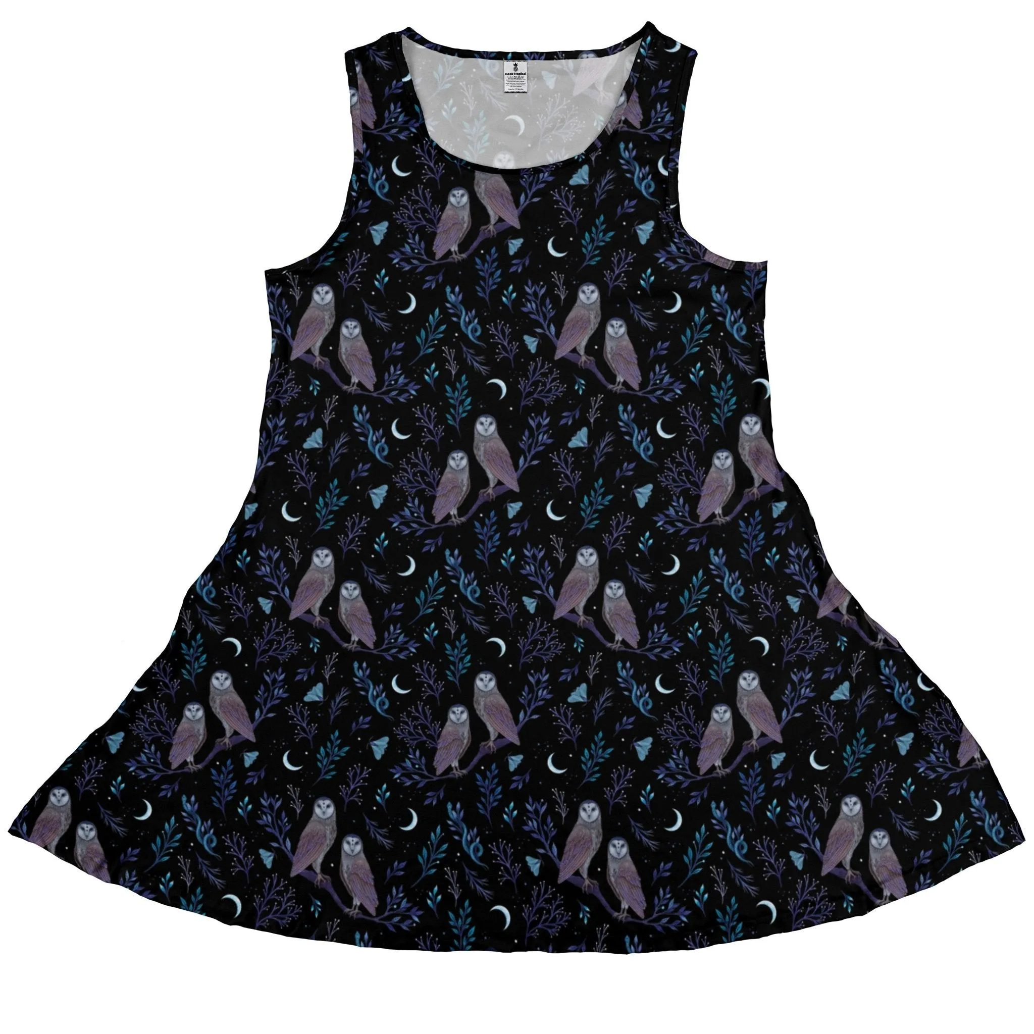Episodic Owl Floral Dress