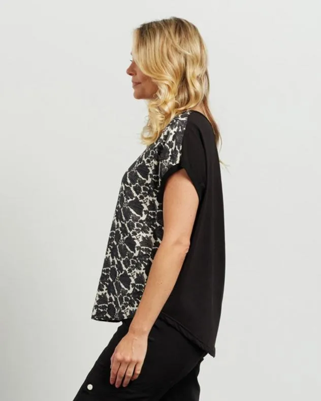 Et Alia Tatum Top - Rousseau/Black