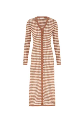 Everly Scallop Knit Midi Dress