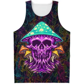 Evil Mushroom Unisex Tank Top
