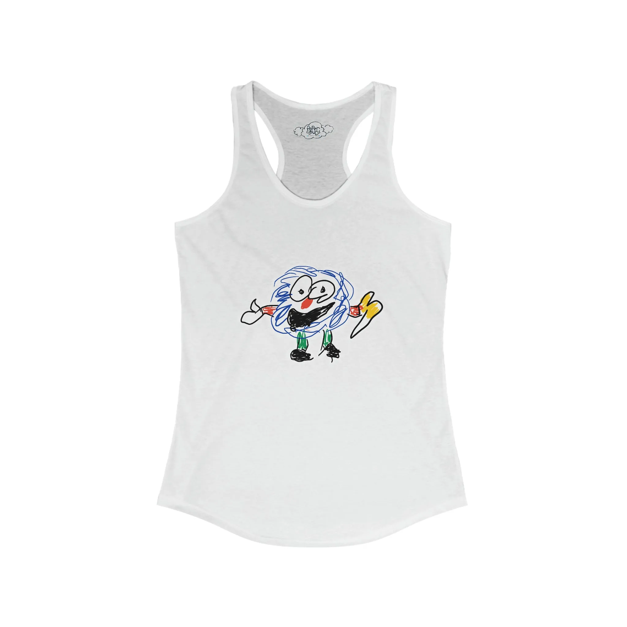 Fluffy Man Women's Racerback Tank