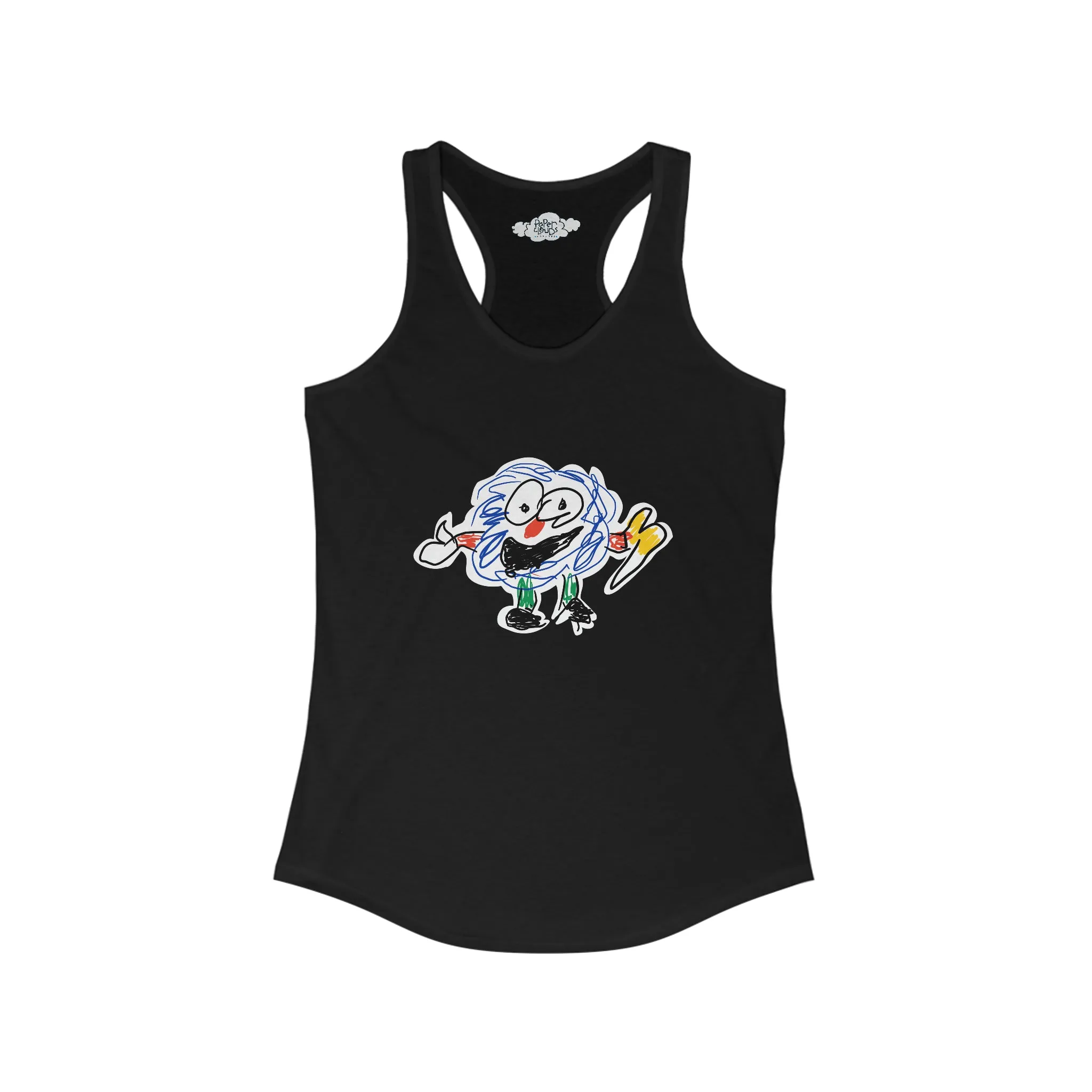 Fluffy Man Women's Racerback Tank