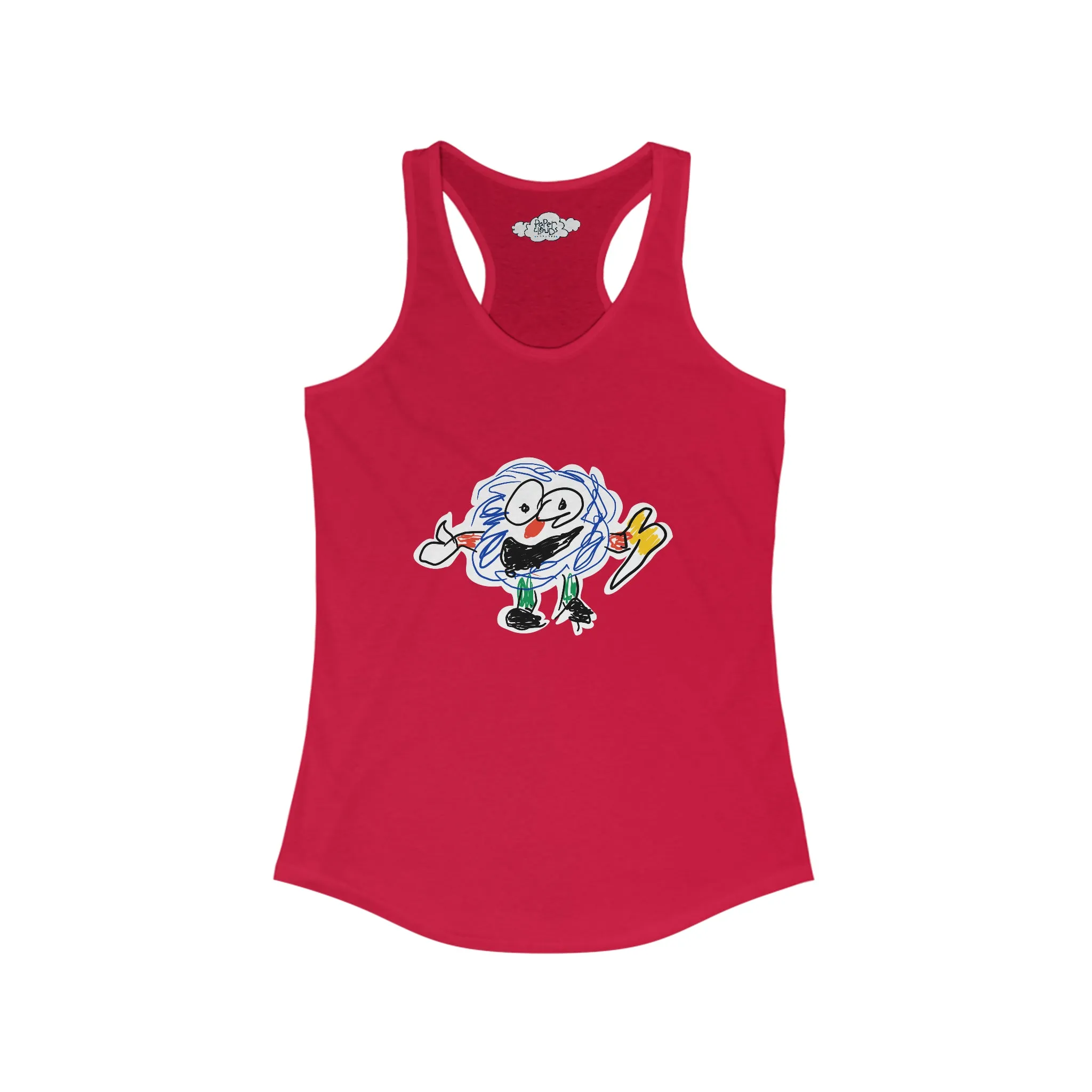 Fluffy Man Women's Racerback Tank