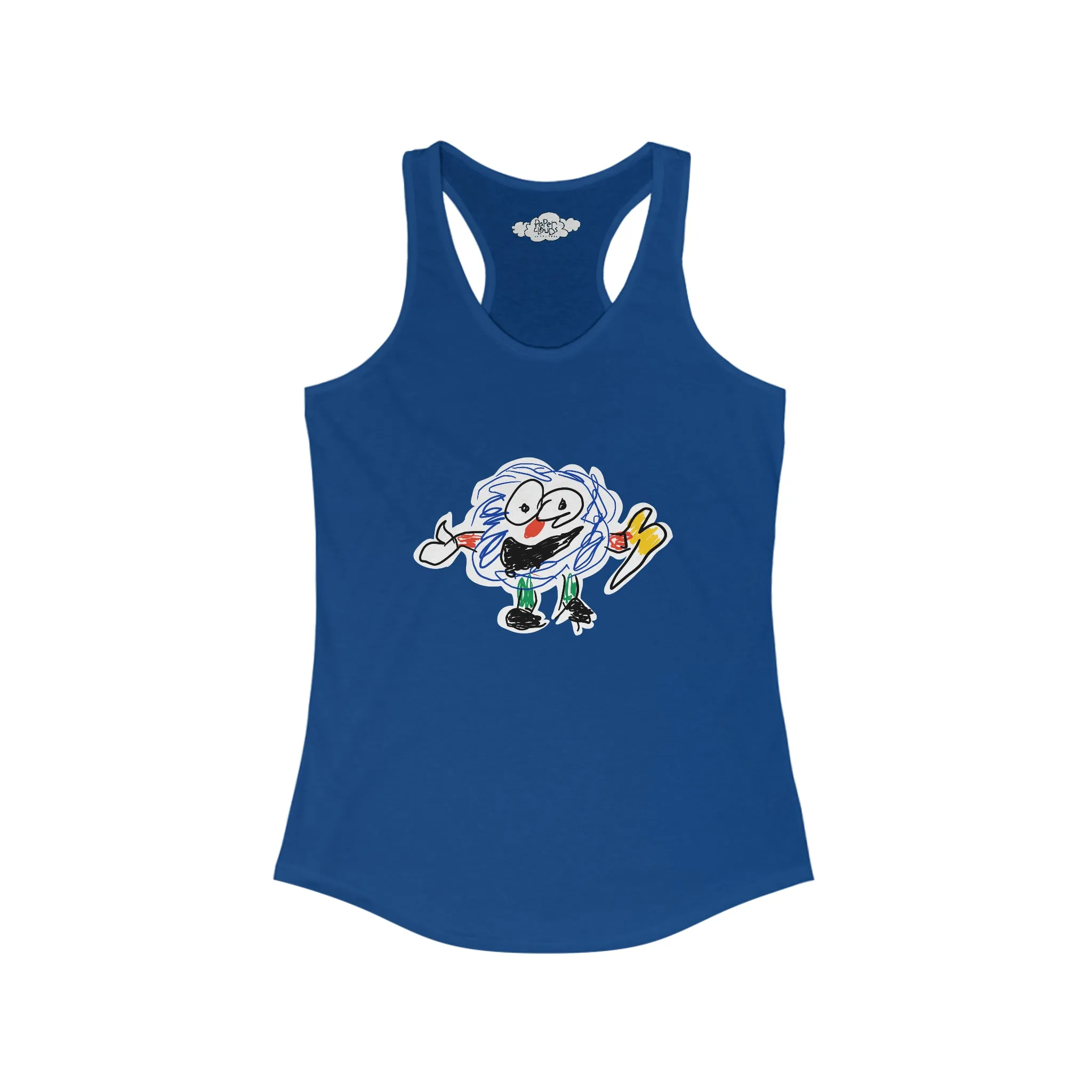 Fluffy Man Women's Racerback Tank