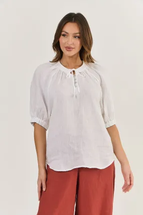 GA540 Linen Top in White