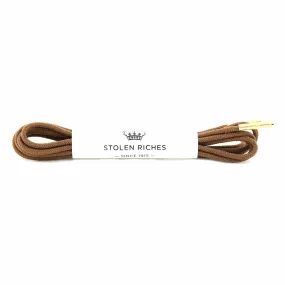 Gipper Brown Dress Shoelace (Length: 27"/69cm)