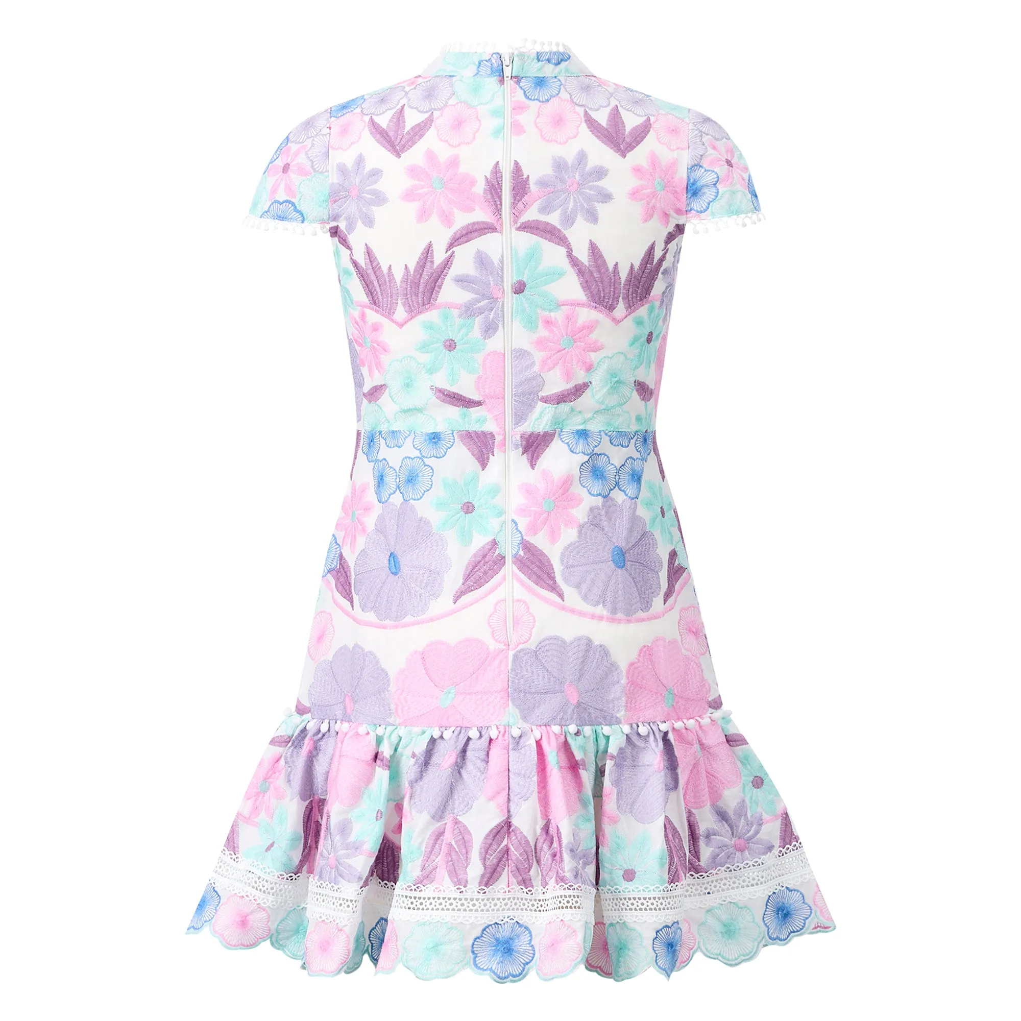 Girls Danielle Embroidered Mini Dress