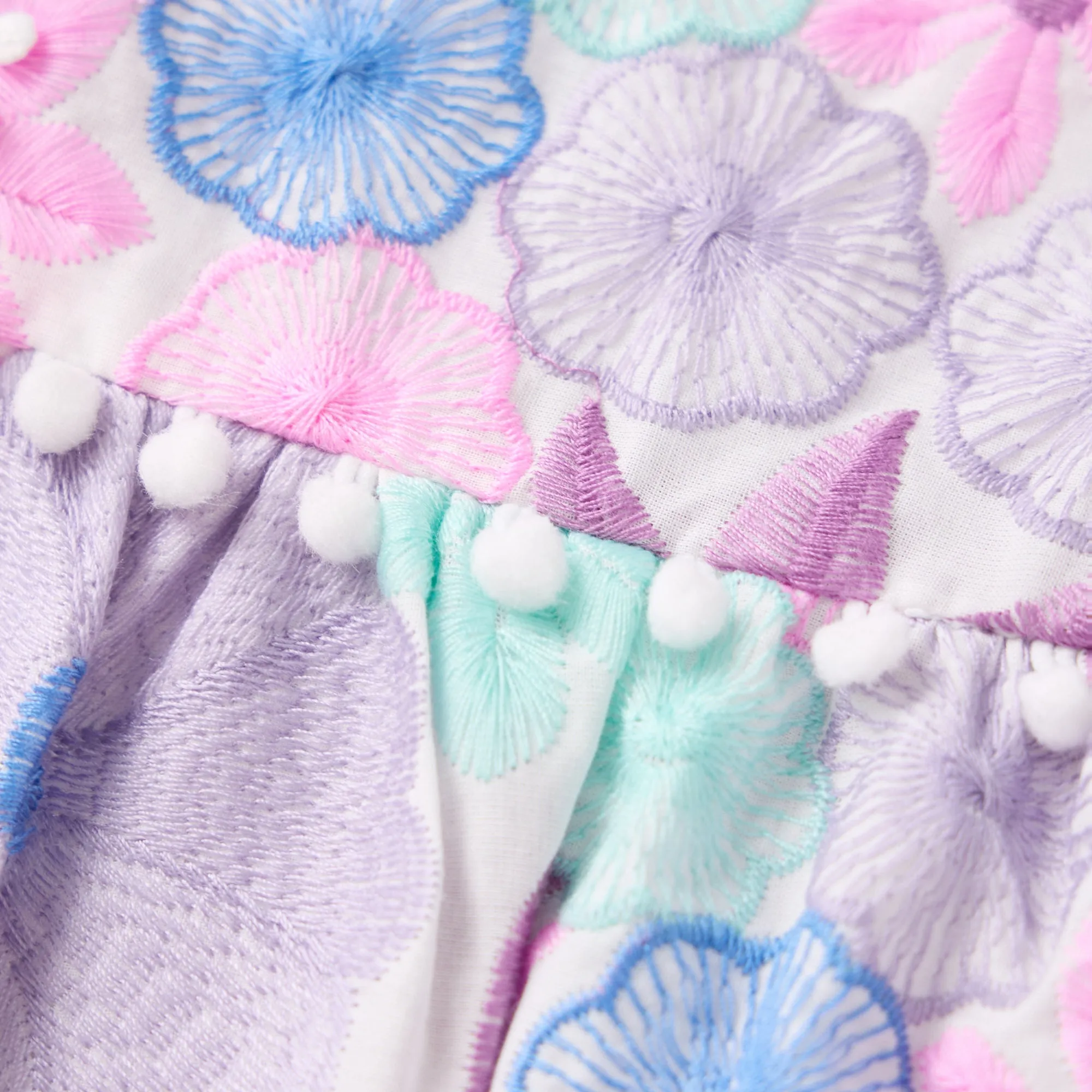 Girls Danielle Embroidered Mini Dress