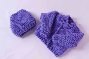 Hayride Cardi and Hat Pattern (Knit)