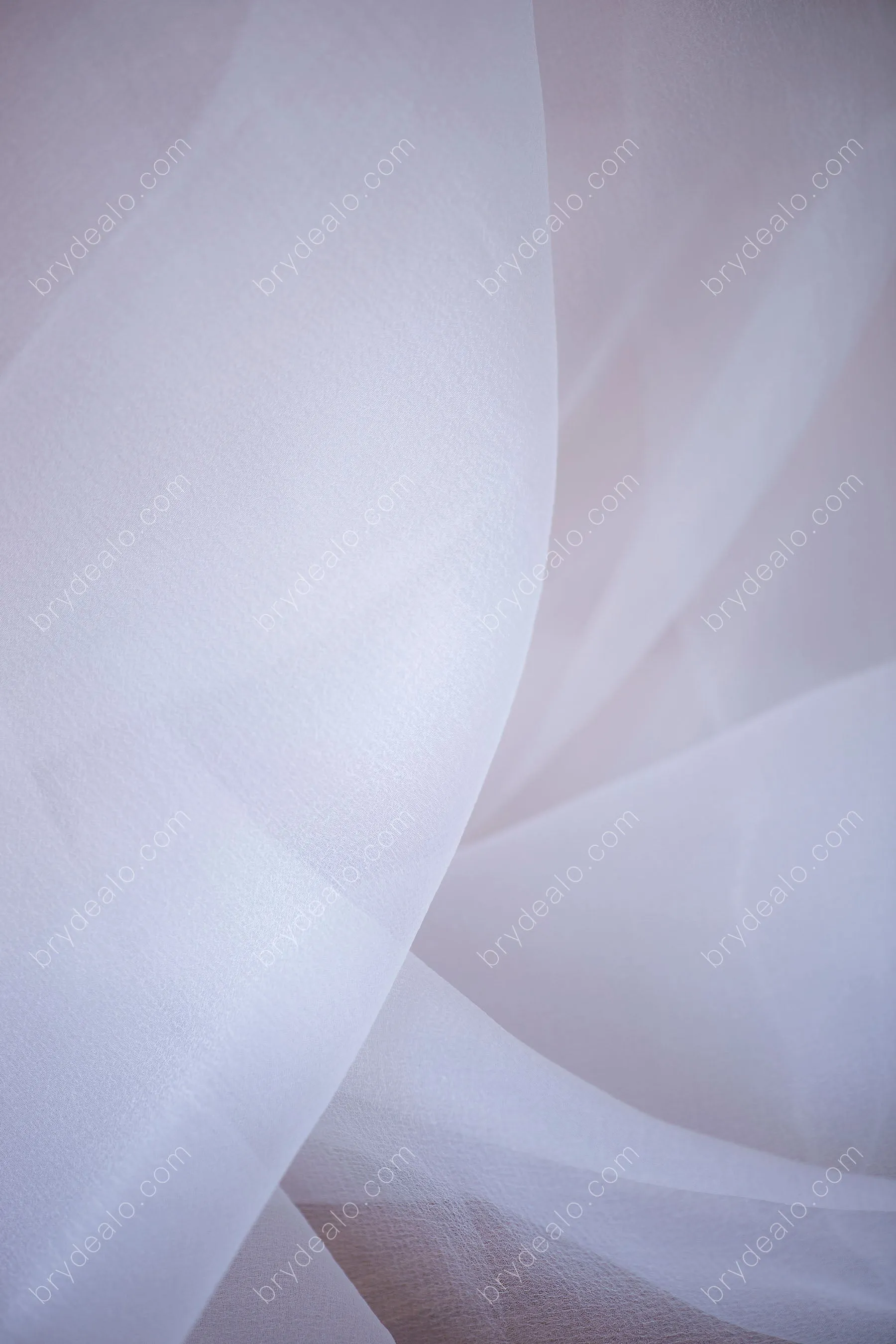 High-end Wedding Dress Textured Crepe Organza