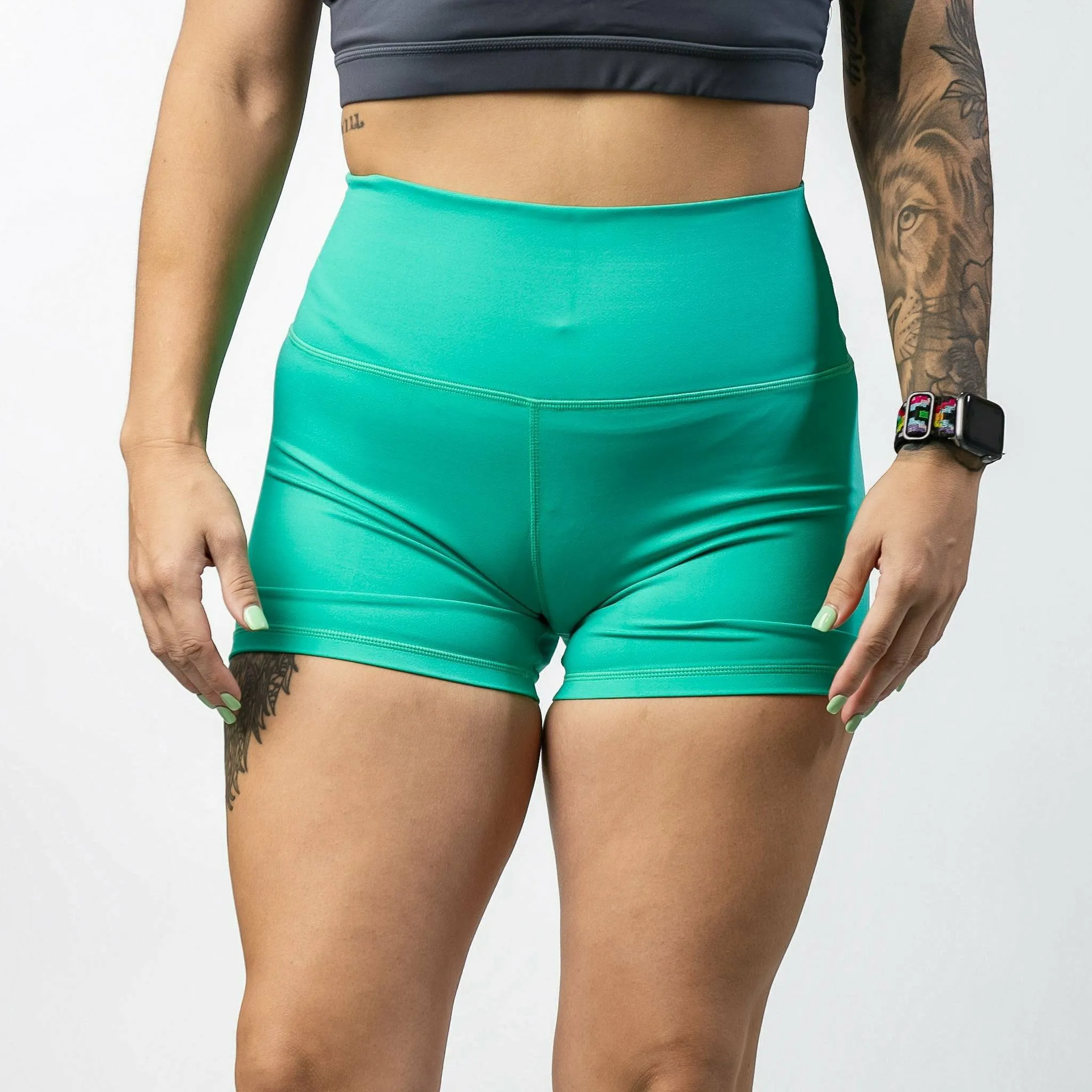 HIGH WAISTED LADIES V1 COMPRESSION SHORTS - SEXY YET SAVAGE COLLECTION