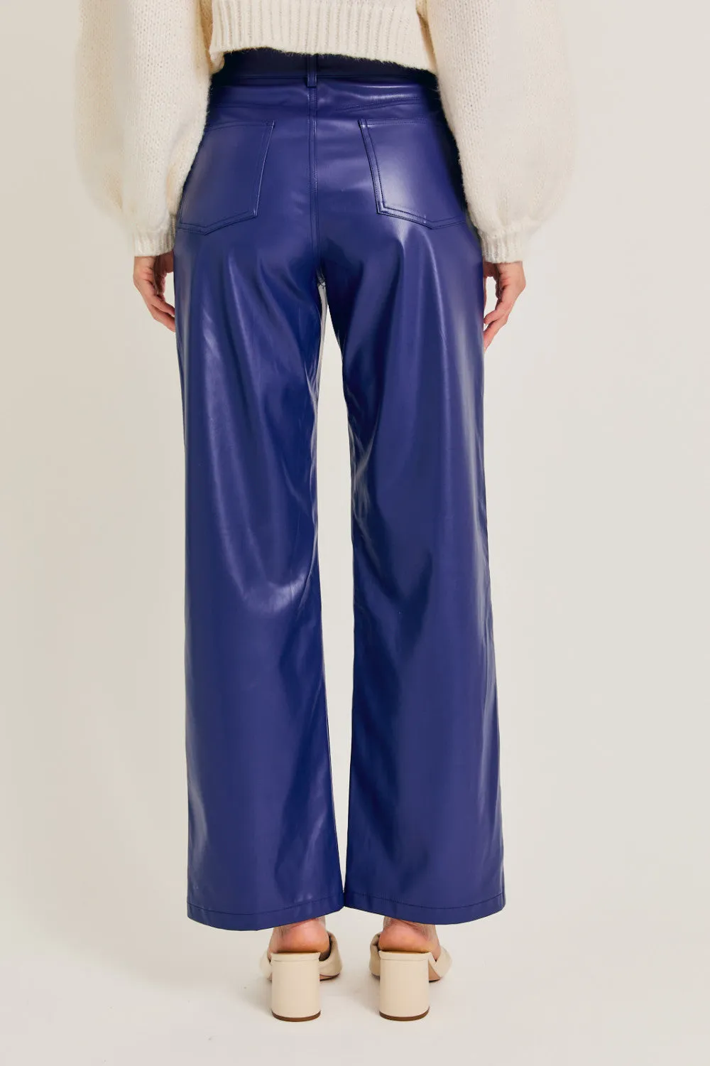 Honey, I'm Home Faux Leather Pants