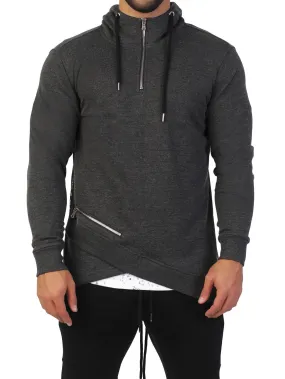 Hoodie Zipper Grey