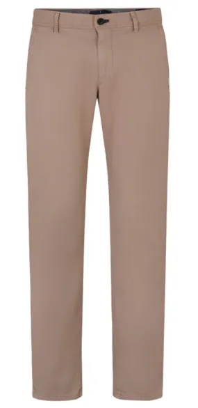 ID24154-Joop Dark Beige Matthew Cotton Trouser