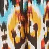 Ikat-Print Halterneck Pleat Maxi Dress