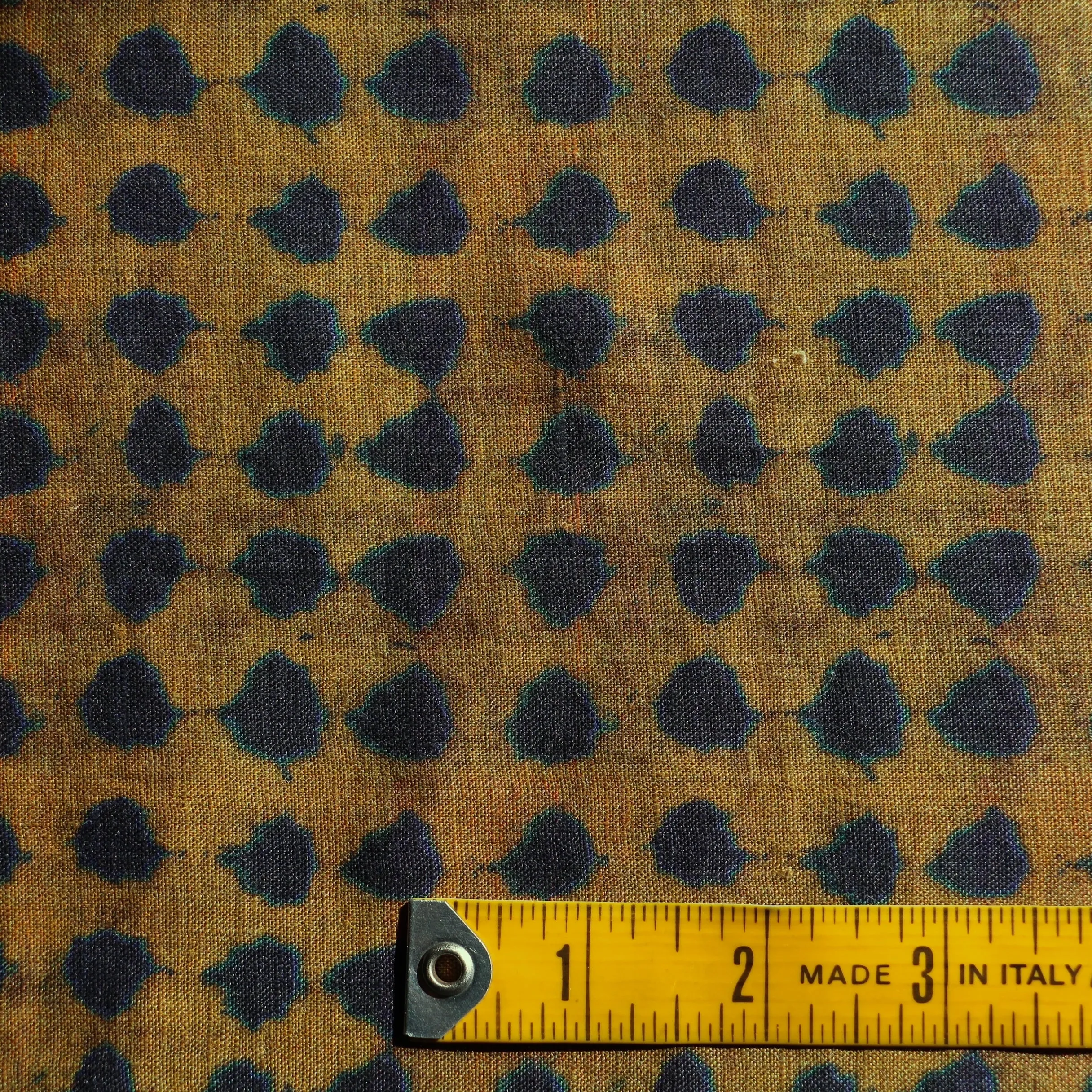 Ink On Copper Washed Printed Linen