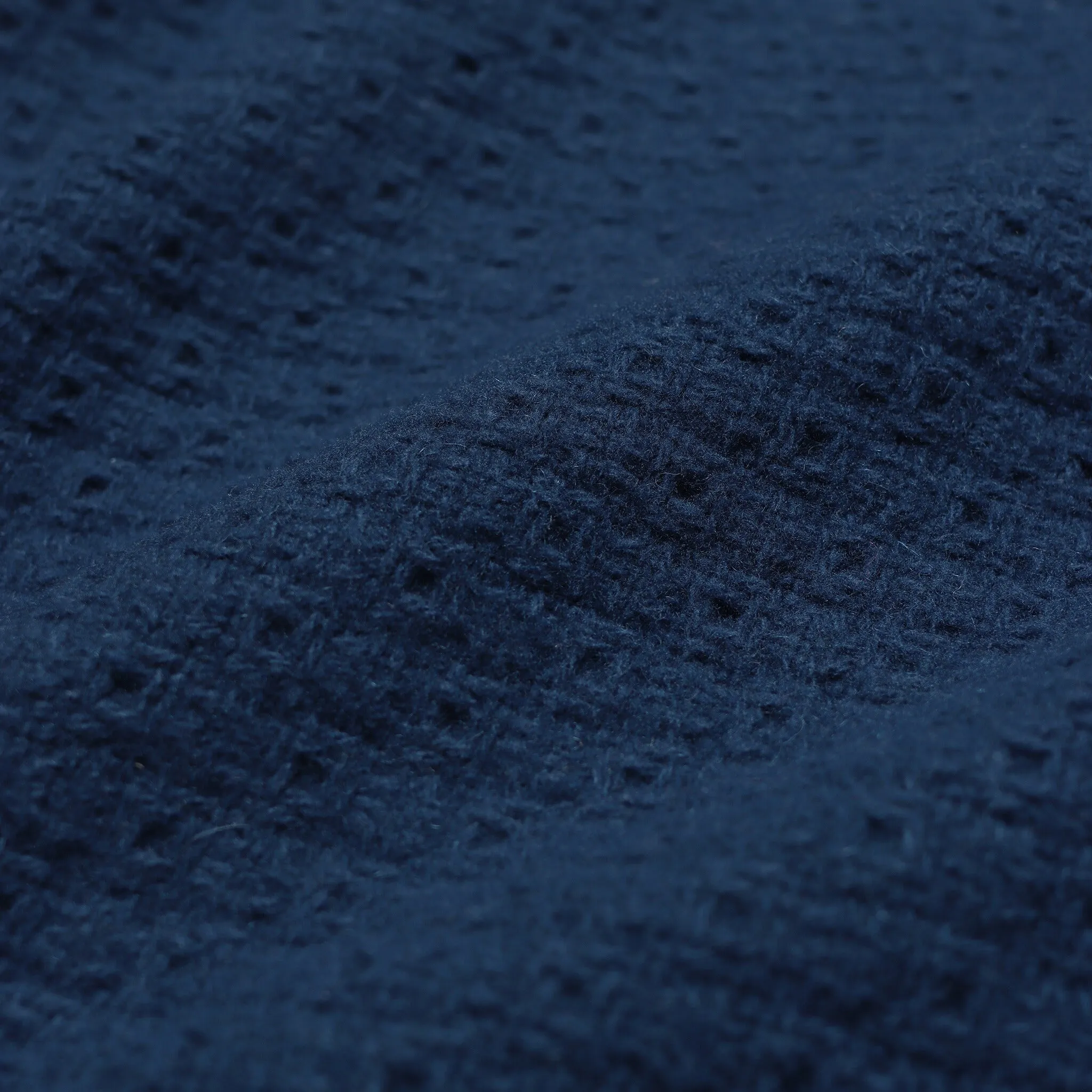 Insignia Blue Textured Jacquard Ryder Wool Trouser
