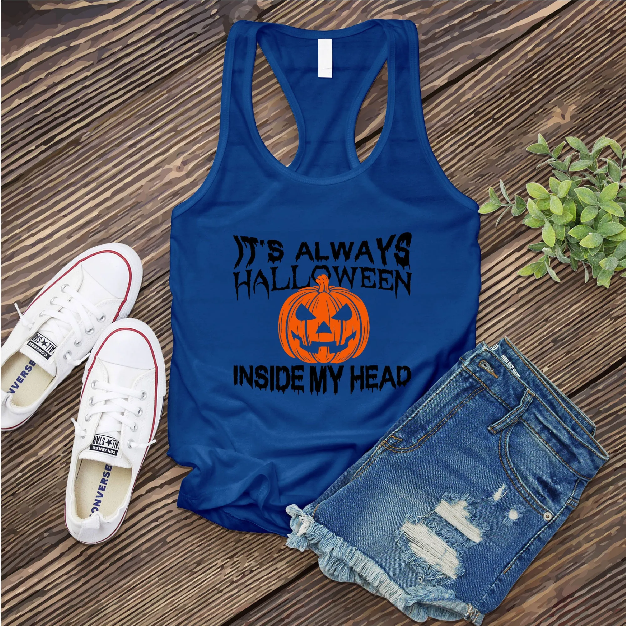 It's Always Halloween Inside My Head Women's Tank Top