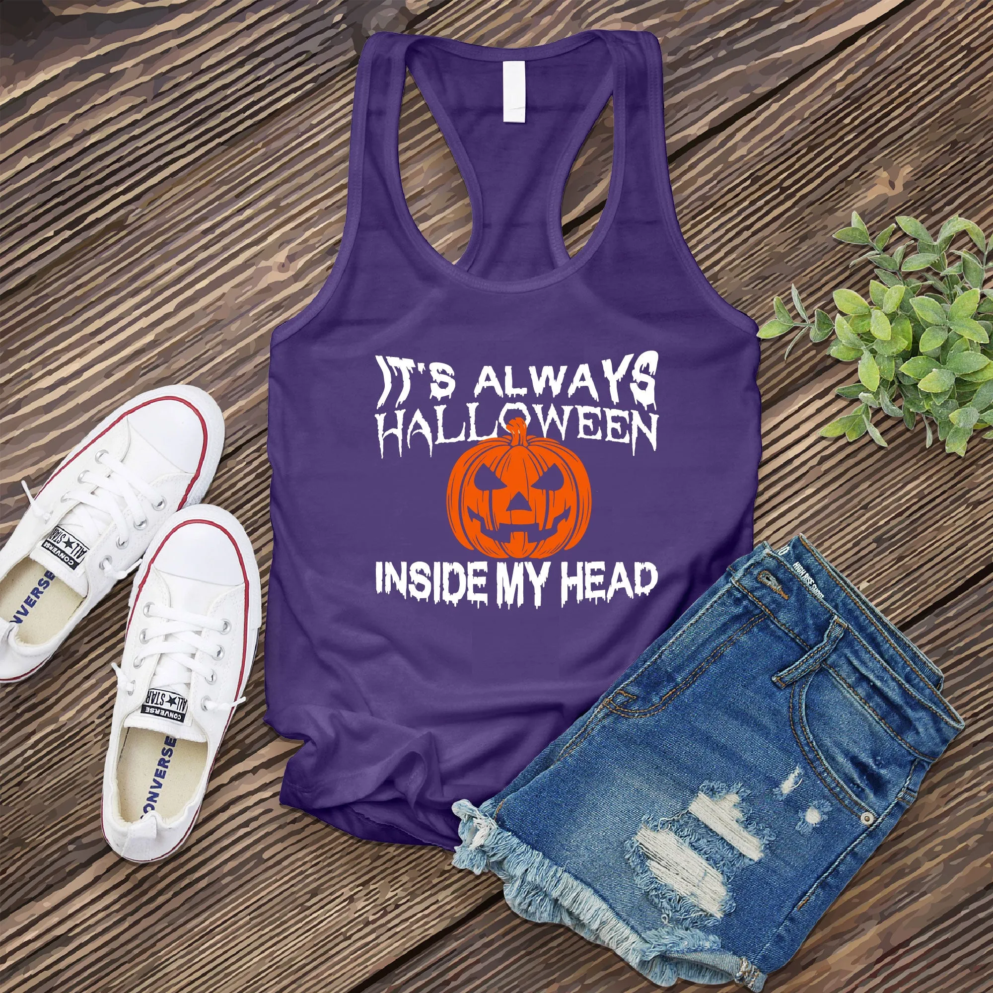 It's Always Halloween Inside My Head Women's Tank Top