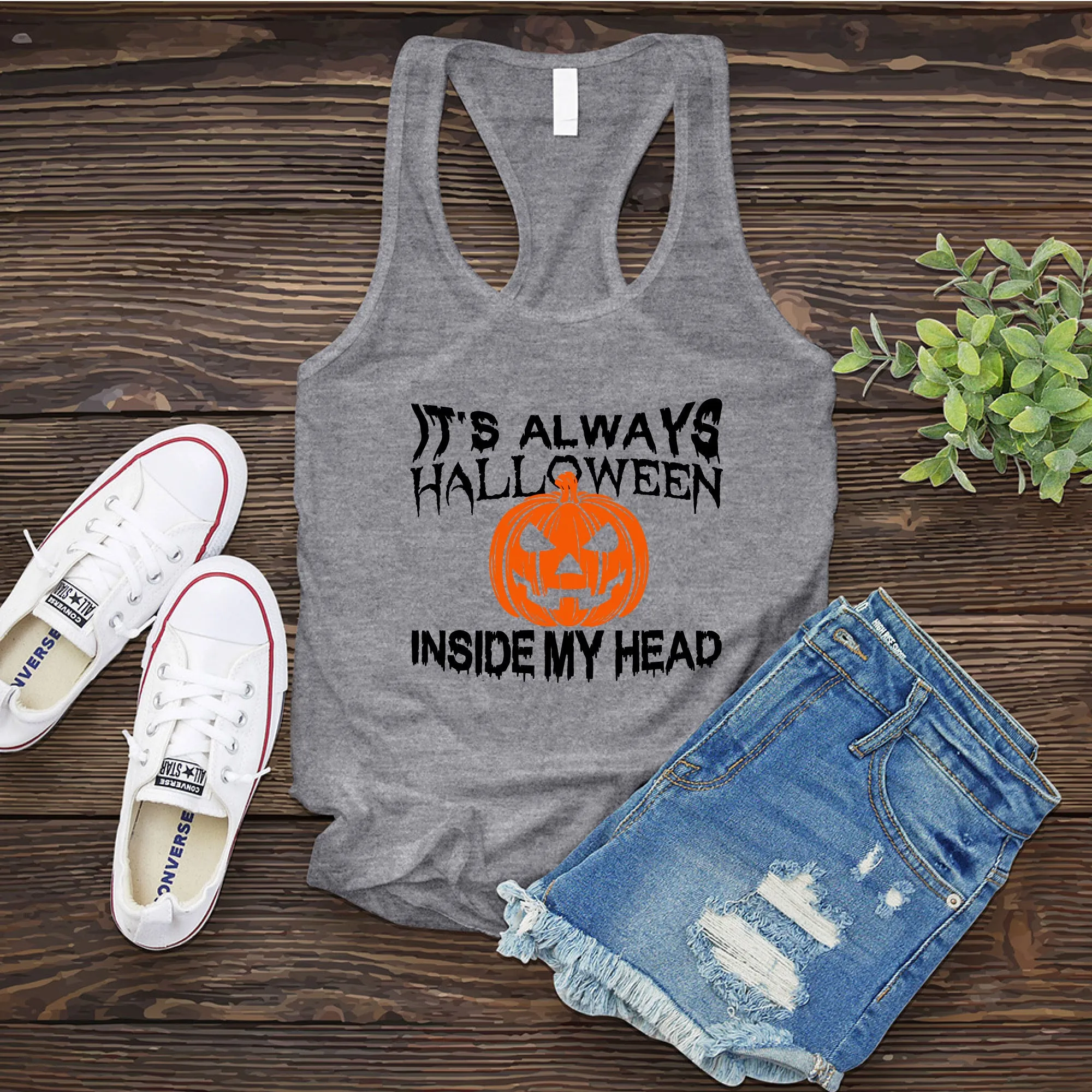 It's Always Halloween Inside My Head Women's Tank Top