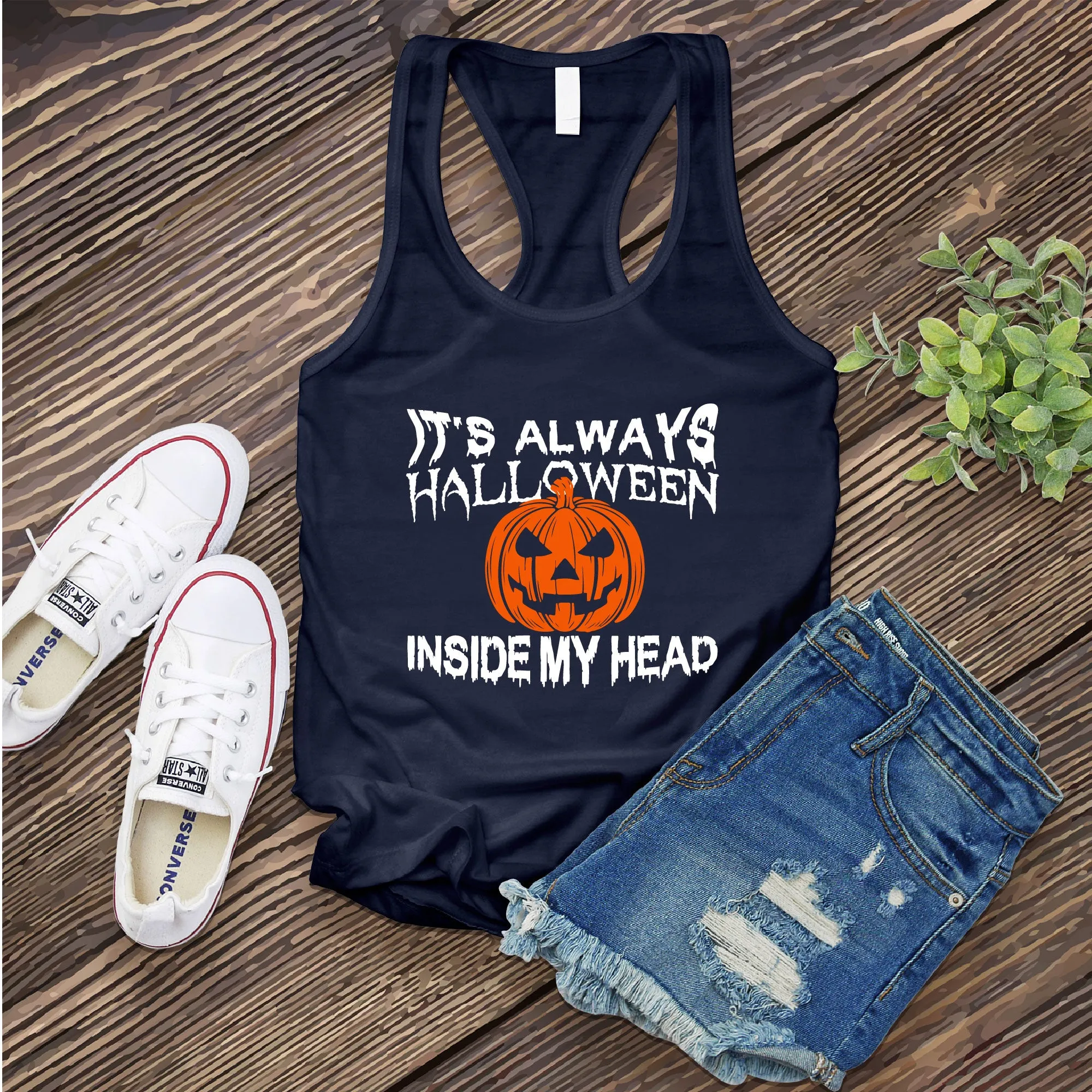 It's Always Halloween Inside My Head Women's Tank Top