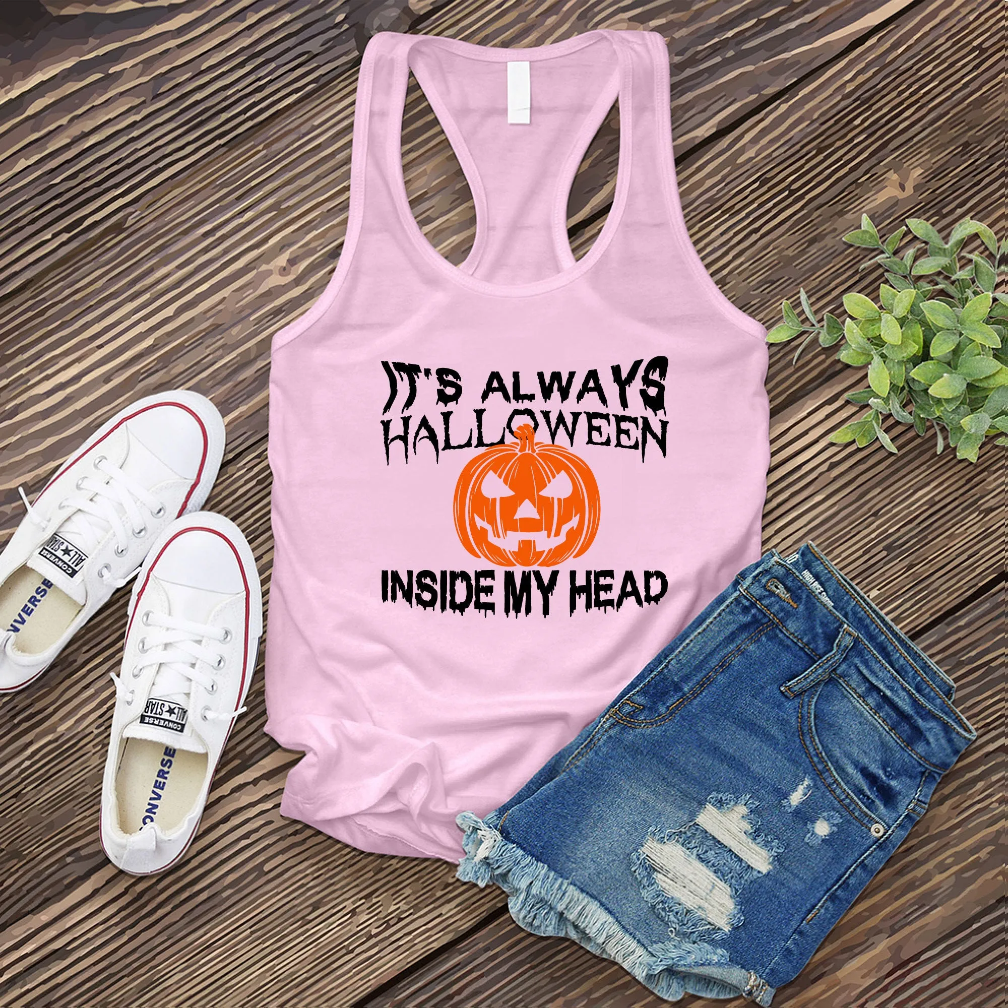 It's Always Halloween Inside My Head Women's Tank Top