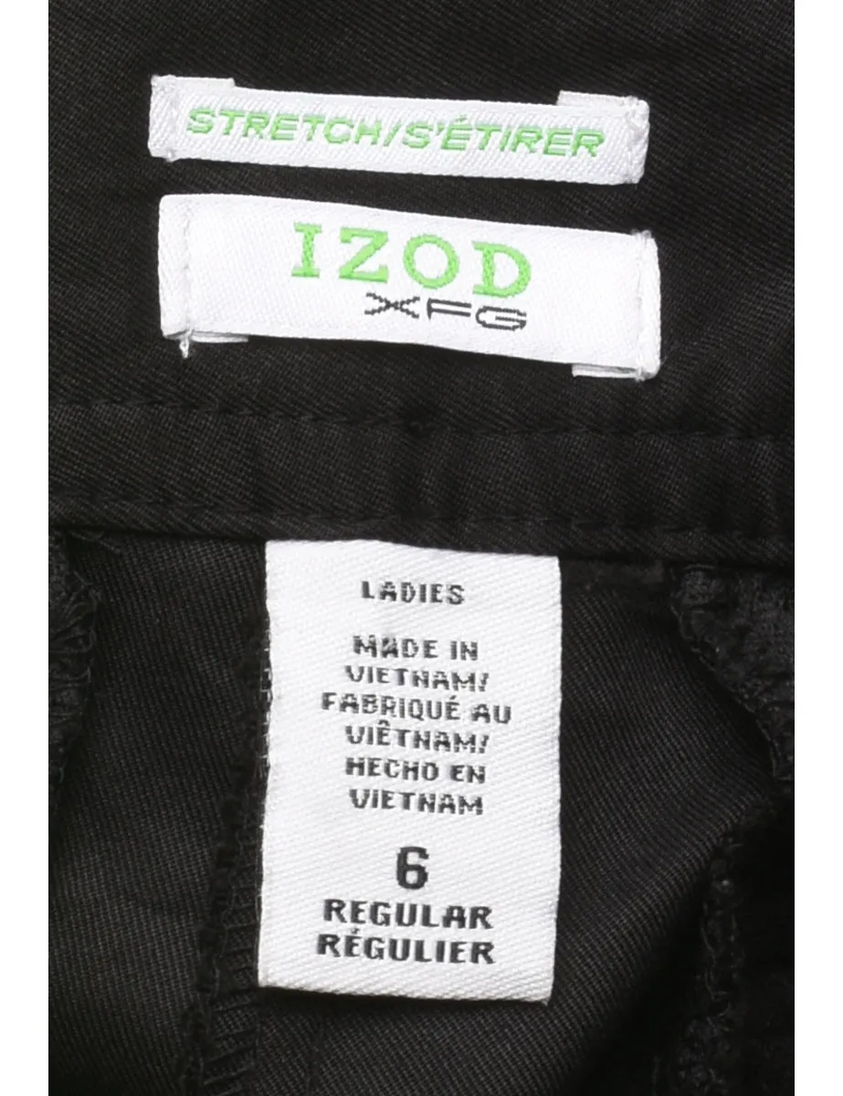 Izod Black Trousers - W31 L30