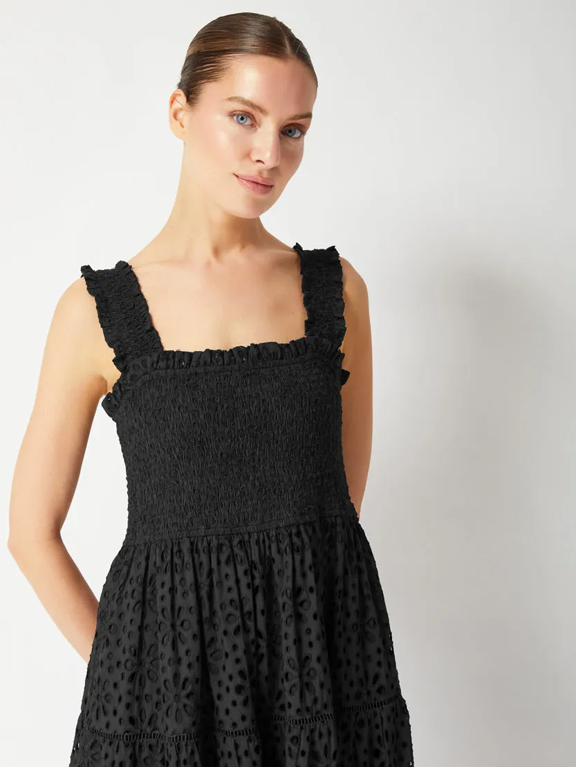 Kristen Dress Seaside Eyelet Black