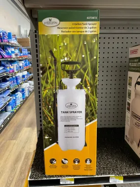 Landscapers Select SX-8B Compression Sprayer, 2 gal Tank, Polyethylene Tank, 55 in L Hose, White